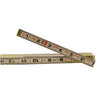 Bon Tool Lufkin Oversized Brick Spacing Ruler Wood 6 ft.