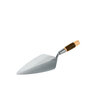 Bon Tool Narrow London Forged Steel Brick Trowel 11 in. w/ Leather Handle 