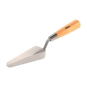 Bon Tool Duckbill Trowel 5 1/2 in. x 2 in. w/ Wood Handle