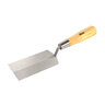 Bon Tool Carbon Margin Trowel 5 1/2 in. x 2 in. w/ Wood Handle