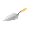 Bon Pro Plus Narrow London Pro Carbon Steel Brick Trowel 9.5 in. w/ Wood Handle