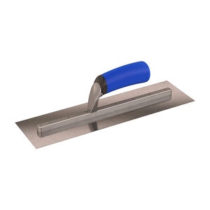 Bon Tool Concrete Trowel Steel 14 in. x 4 in. Comfort Grip Handle