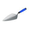 Bon Tool Narrow London Forged Steel 10-1/2 in. Brick Trowel with Comfort Grip Handle