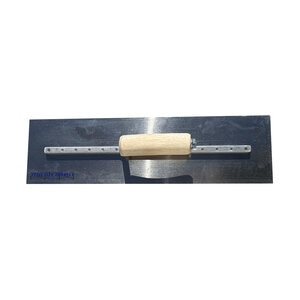 Bon Tool Carbon Steel Finishing Trowel - Square End - 18 in. x 5 in. - Camel Back Wood Handle
