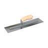 Bon Tool Carbon Steel Finishing Trowel - Square End - 18 in. x 5 in. - Camel Back Wood Handle
