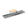 Bon Tool Carbon Steel Finishing Trowel - Square End - 18 in. x 5 in. - Camel Back Wood Handle
