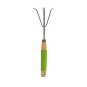 Orbit Bloom Wood Handle Cultivator