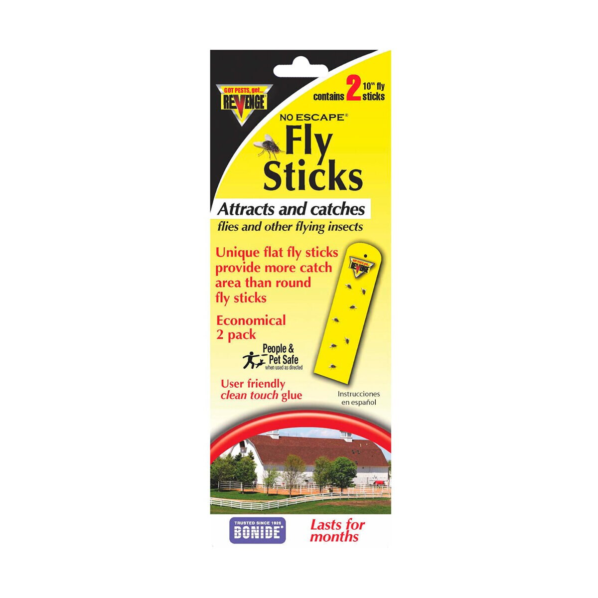 Bonide Revenge No Escape Fly Sticks 10 in. 2 pk | SiteOne US