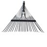 Histand 24 Tine Gray Aluminum Handle Spring Rake 24 in. x 51 in.