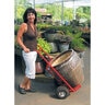 Border Concepts Pot Cart w/ Flat Free Tires Red 22 in. x 47 in.