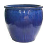 Belly Pot Blue Large 15 in. x 13-1/2 in.