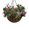 Liberty Hanging Basket w/ Coconut Liner Black 18 in. x 9 in.