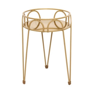 Gilded Plant Stand Brass 15 in.
