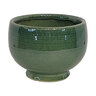 Empress Footed Bowl Jade 7-1/4 in. x 5 in.