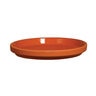 Pot Saucer German Inner Glazed Red Clay 7 in.