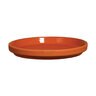 Pot Saucer German Inner Glazed Red Clay 3-1/2 in.