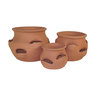 Short Pocket Planter Terracotta 7-1/2 in. x 6-1/2 in.