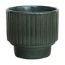 Pot Pedestal Hendrix Deep Green 6-1/4 in. x 5 in.