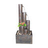 Metal Pipe Fountain Bronze 12-1/2 in. x 9 in. x 29-1/4 in.