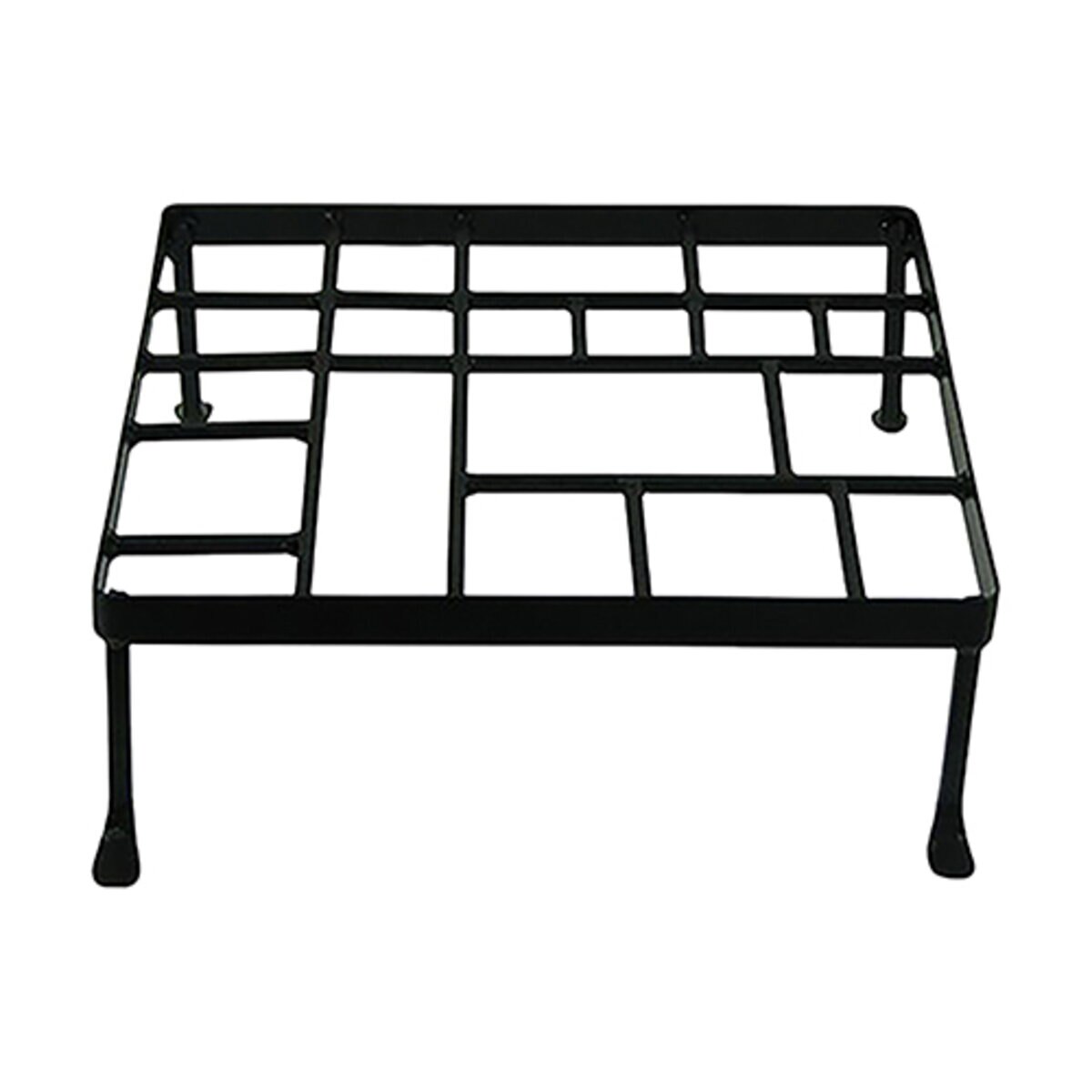 Mondrian Square Plant Riser Black 12 in | SiteOne US