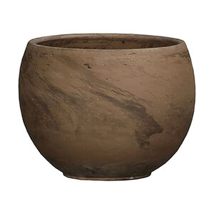 Pot German Luna Sphere Waterproof Basalt 9 in. x 6-3/4 in.