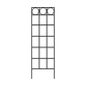 Border Concepts Trellis Glencoe Black 24 in. x 88 in.