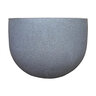 Border Concepts Planter Rustic Round Med Charcoal 17-3/4 in. x 13-3/4 in.