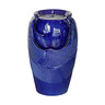 Fountain Tall Cracked Egg Blue 13 in. x  21 in.