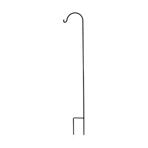 Crane Hook Single Tall 5/8 in. Solid Round Bar Black 7 ft. 4 in.