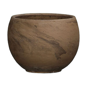 Pot German Luna Sphere Waterproof Basalt 10-1/2 in. x 7-1/2 in.