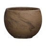 Pot German Luna Sphere Waterproof Basalt 10-1/2 in. x 7-1/2 in.