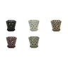 Mini Diamond Orchid Pot w/ Saucer 3-1/2 in.