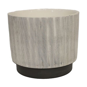 Pandora Pot Charcoal White 10-1/2 in. x 9 in.