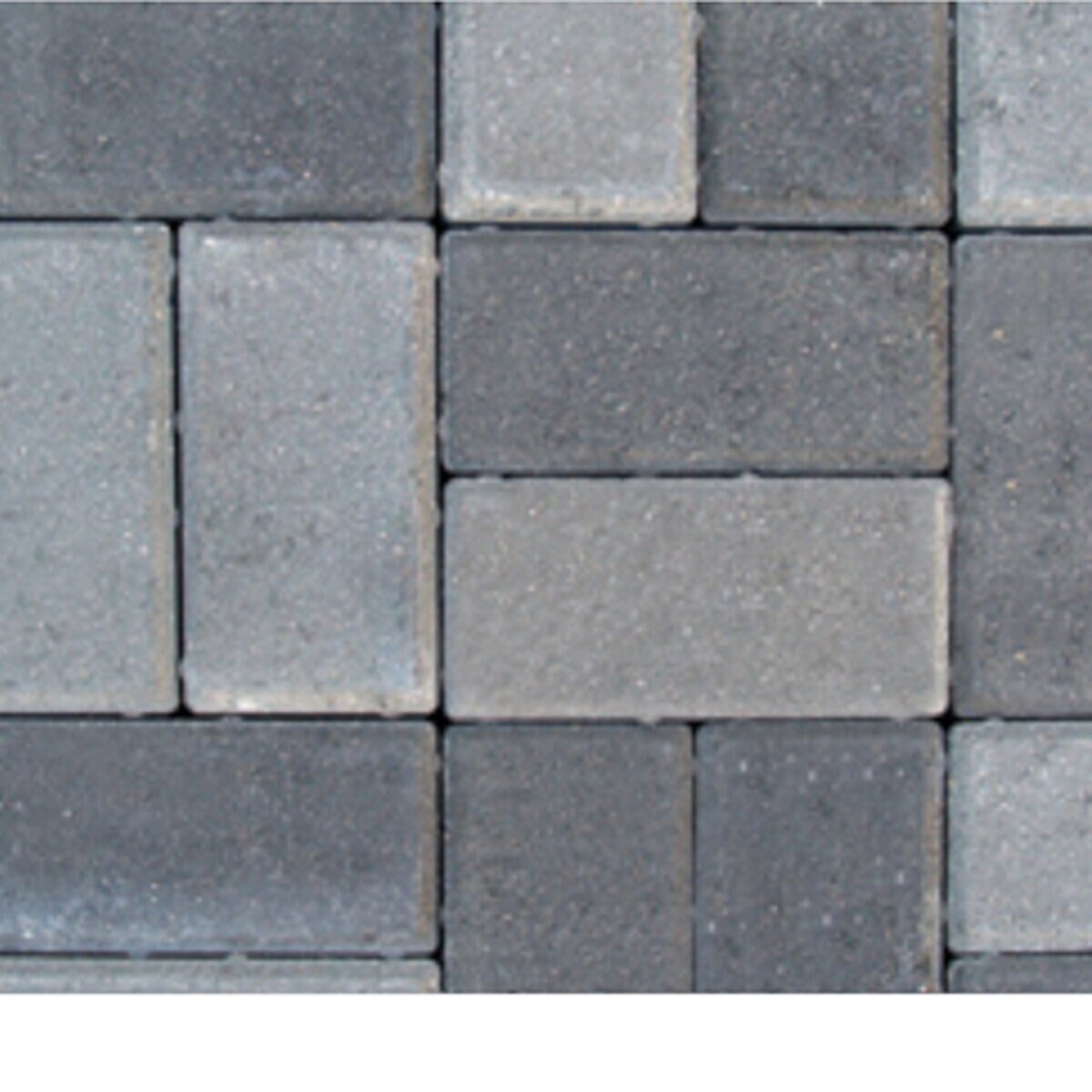 Basalite Borgert Holland Stone Paver Sterling Gray 4 in. x 8 in. x 2 in ...