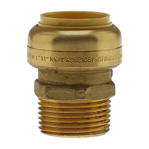 Boshart Adapter Brass No Lead 1 in. x 1 in. Mpt
