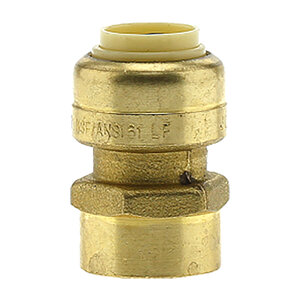 Boshart Push Fit Adapter No Lead 3/4 in. PF x 3/4 in. Fpt