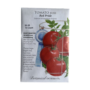Tomato Vegetable Seed Bush Red Pride hybrid 15 seeds