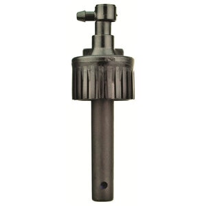 Bowsmith Single Outlet Emitter 1.0 GPH Blue Port 1/2 in. Fipt Inlet X Barb Elbow Outlet