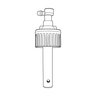 Bowsmith Single Outlet Emitter 2.0 GPH Red Port 1/2 in. Fipt Inlet X Barb Elbow Outlet