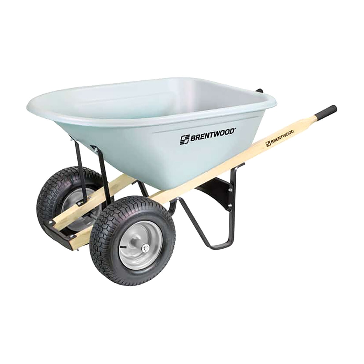 Brentwood Bw8D Heavy-Duty Wheelbarrow Poly 8 cu. ft. 2 Wheel | SiteOne US