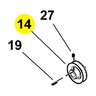 PD Pulley, 3.50 in. O.D x 0.878 in. I.D V, A/B