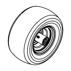 Power Distributors Caster for Venture Wheel Assembly (C0600)