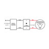 Brilliance LED Dimmer Switch 12V 120W Compatible with Transformers, Dimensions 2-3/4 in. x 4-1/2 in.