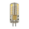Brilliance Ecostar G4 2W Dimmable LED Lamp, 3000K Warm White, Bi-Pin Base - 150 Lumens, 25,000 Hour Life, Clear/Yellow Finish.