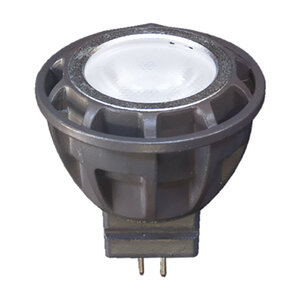 Brilliance MR11 LED Bulb 2W 3000K Warm White 30 Degree Beam Angle Bi-Pin Base, Dimmable, 166 Lumens, 50,000 Hour Life
