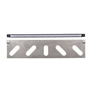 Brilliance LED Stainless Steel Mounting Bracket for Large Fixtures, 12-3/4 in. Length, Gray Finish, Dimmable Design