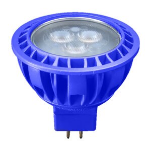 Brilliance 5W MR16 LED Lamp Red 450 Lumens 60-Degree Beam Angle 5700K Dimmable