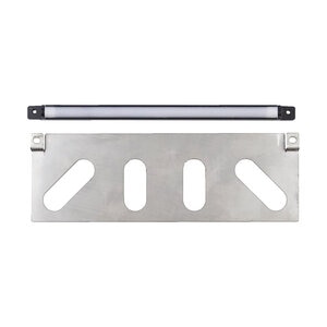 Brilliance Medium Light Bar Shield 9 in. Stainless Steel Shield for Enhanced Durability and Performance, 2.5W