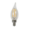 Brilliance LED Edge Series Candelabra Filament Lamp 3.5W 3000K 12VAC Clear Finish