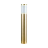 Brilliance Olympic Bollard Light 16 in. Frosted Acrylic & Brass Finish MR16 Socket No Lamp